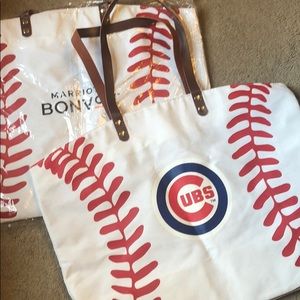Large Chicago Cubs tote bag